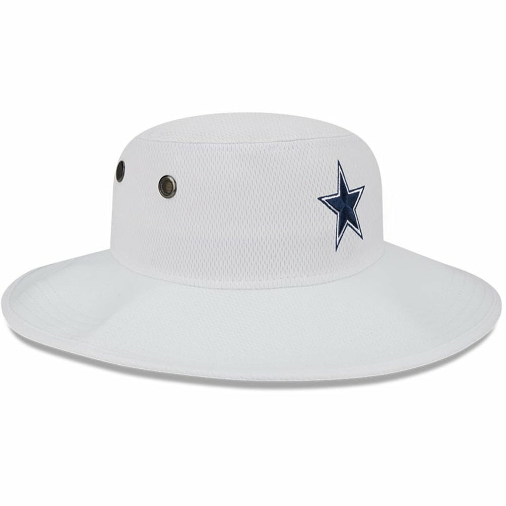Dallas Cowboys New Era 2023 NFL Training Camp Panama Bucket Hat White | NFL