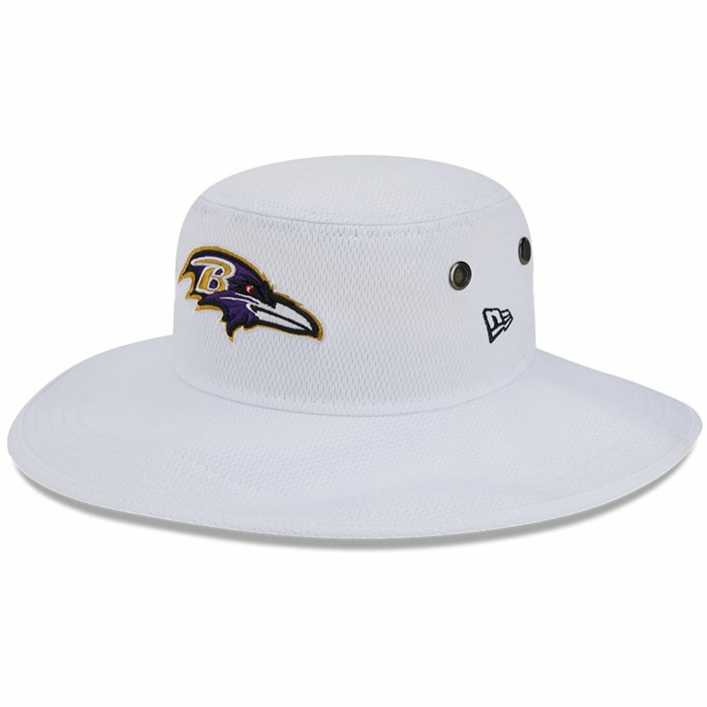 Baltimore Ravens New Era 2023 NFL Training Camp Panama Bucket Hat White | NFL