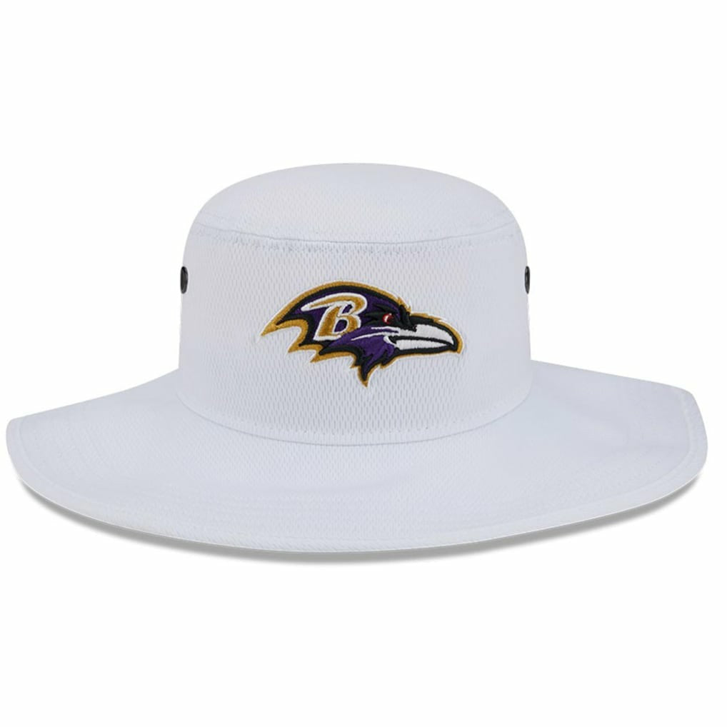 Baltimore Ravens New Era 2023 NFL Training Camp Panama Bucket Hat White | NFL