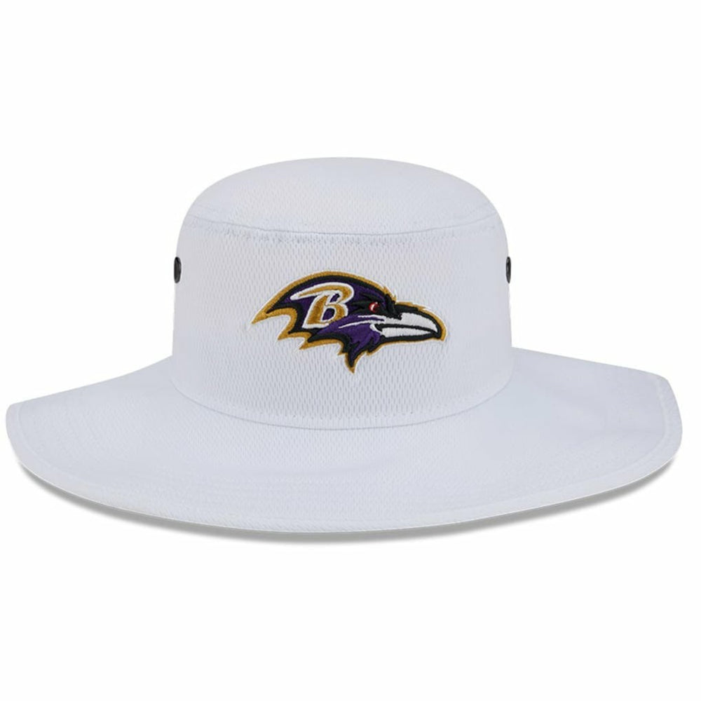 Baltimore Ravens New Era 2023 NFL Training Camp Panama Bucket Hat White | NFL