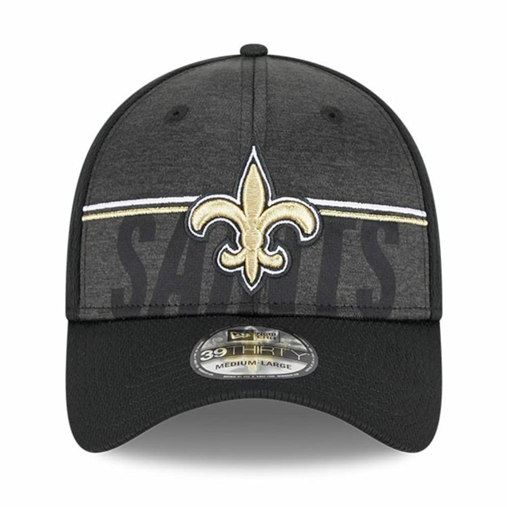 New Orleans Saints New Era 2023 NFL Training Camp 39THIRTY Flex Hat Black | NFL