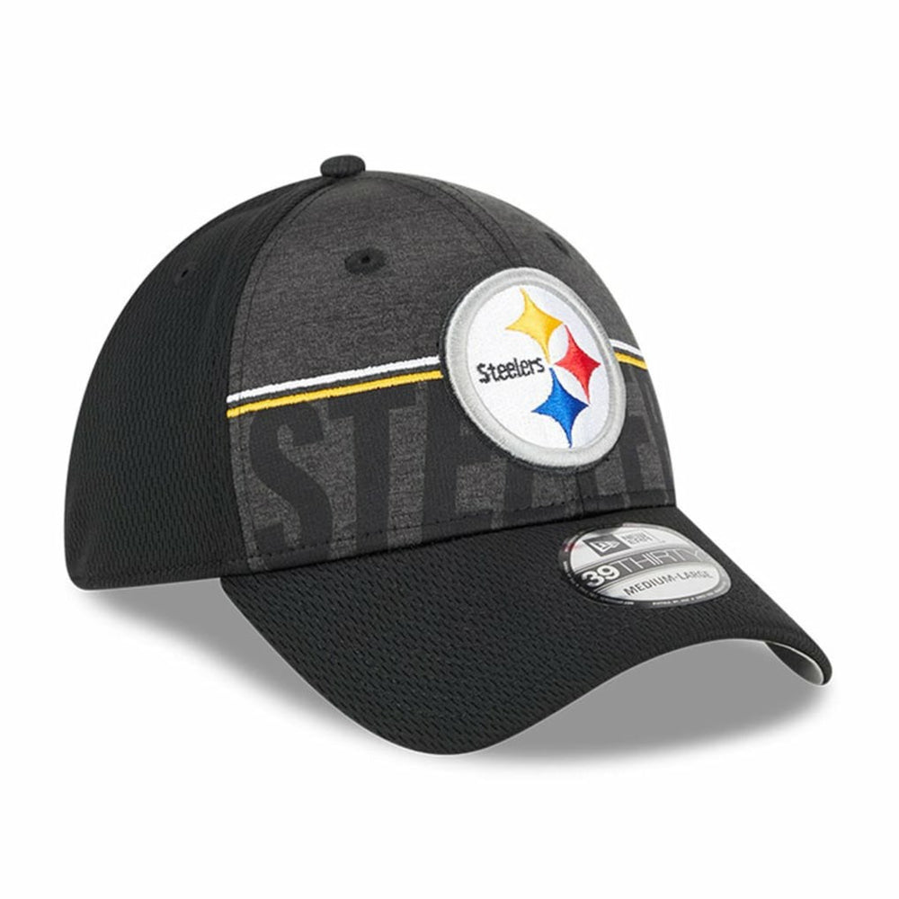 Pittsburgh Steelers New Era 2023 NFL Training Camp 39THIRTY Flex Hat Black | NFL