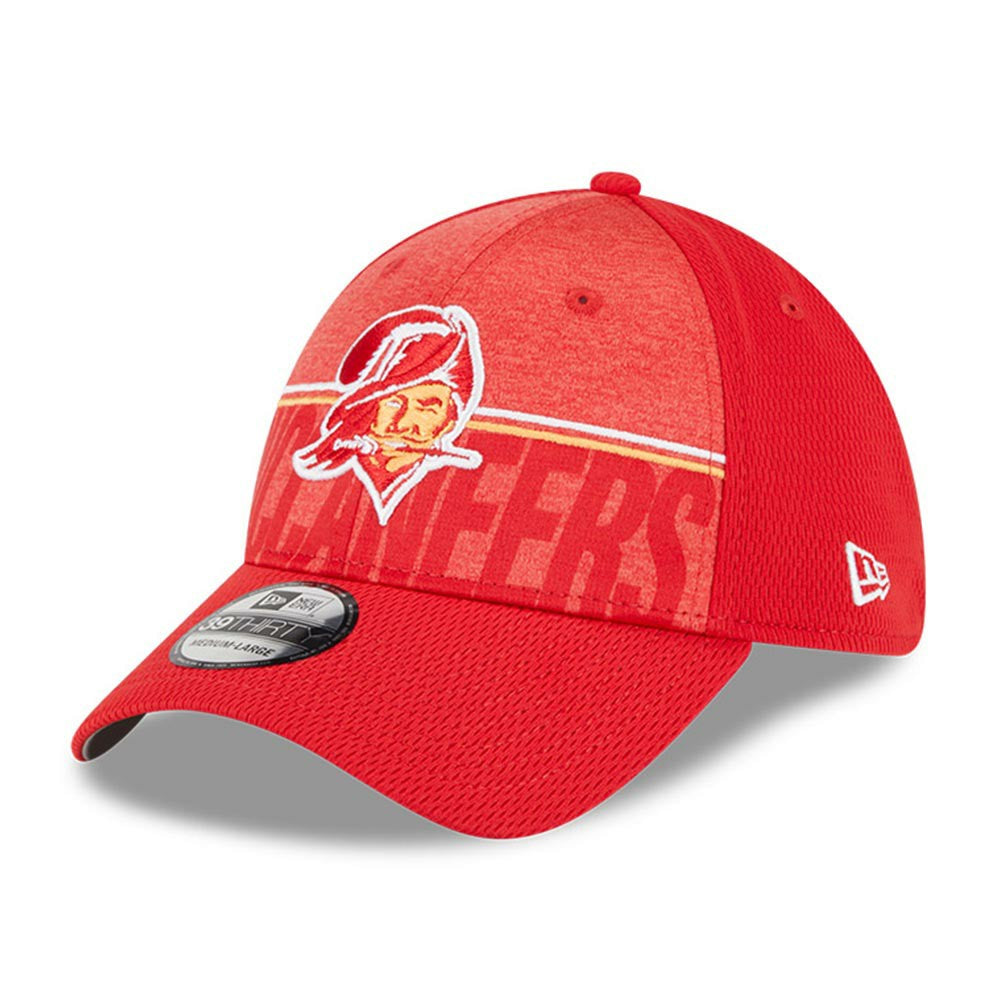 Tampa Bay Buccaneers New Era 2023 NFL Training Camp Throwback 39THIRTY Flex Hat Red | NFL