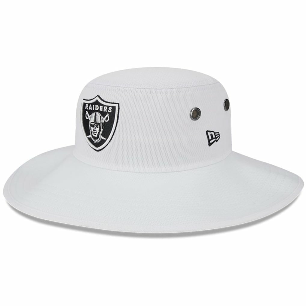Las Vegas Raiders New Era 2023 NFL Training Camp Panama Bucket Hat White | NFL