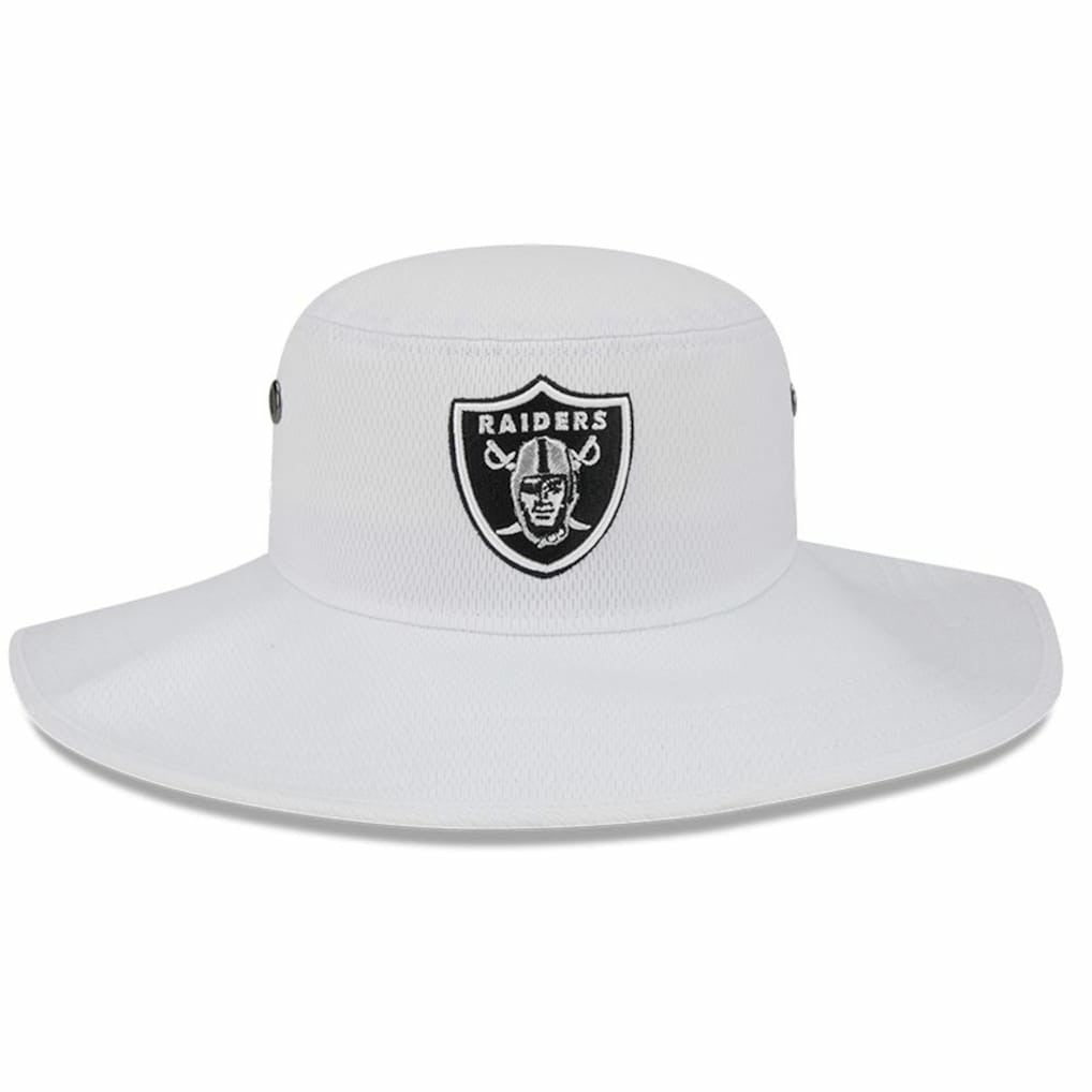 Las Vegas Raiders New Era 2023 NFL Training Camp Panama Bucket Hat White | NFL