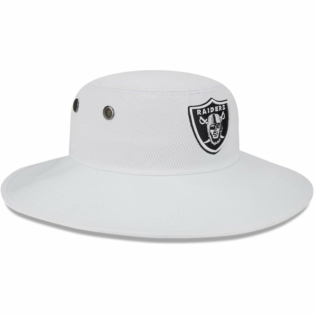 Las Vegas Raiders New Era 2023 NFL Training Camp Panama Bucket Hat White | NFL