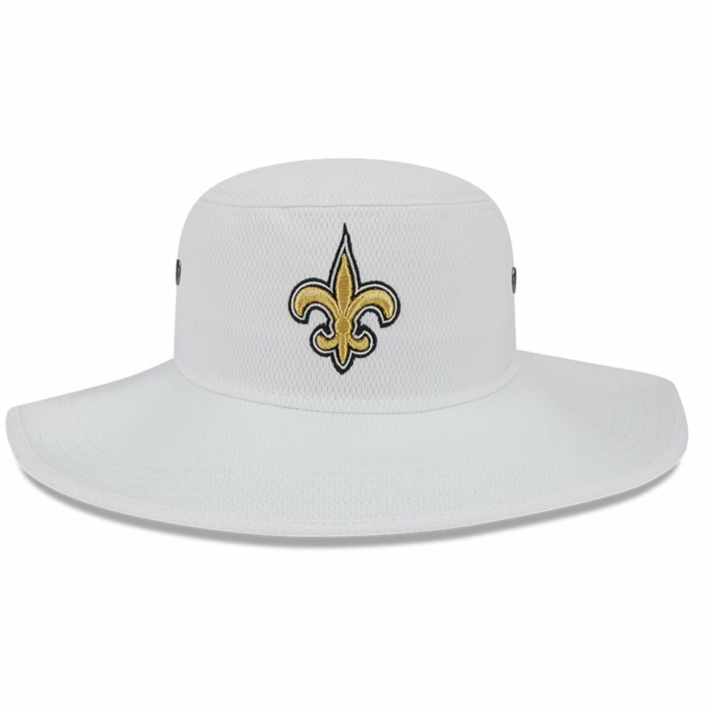 New Orleans Saints New Era 2023 NFL Training Camp Panama Bucket Hat White | NFL