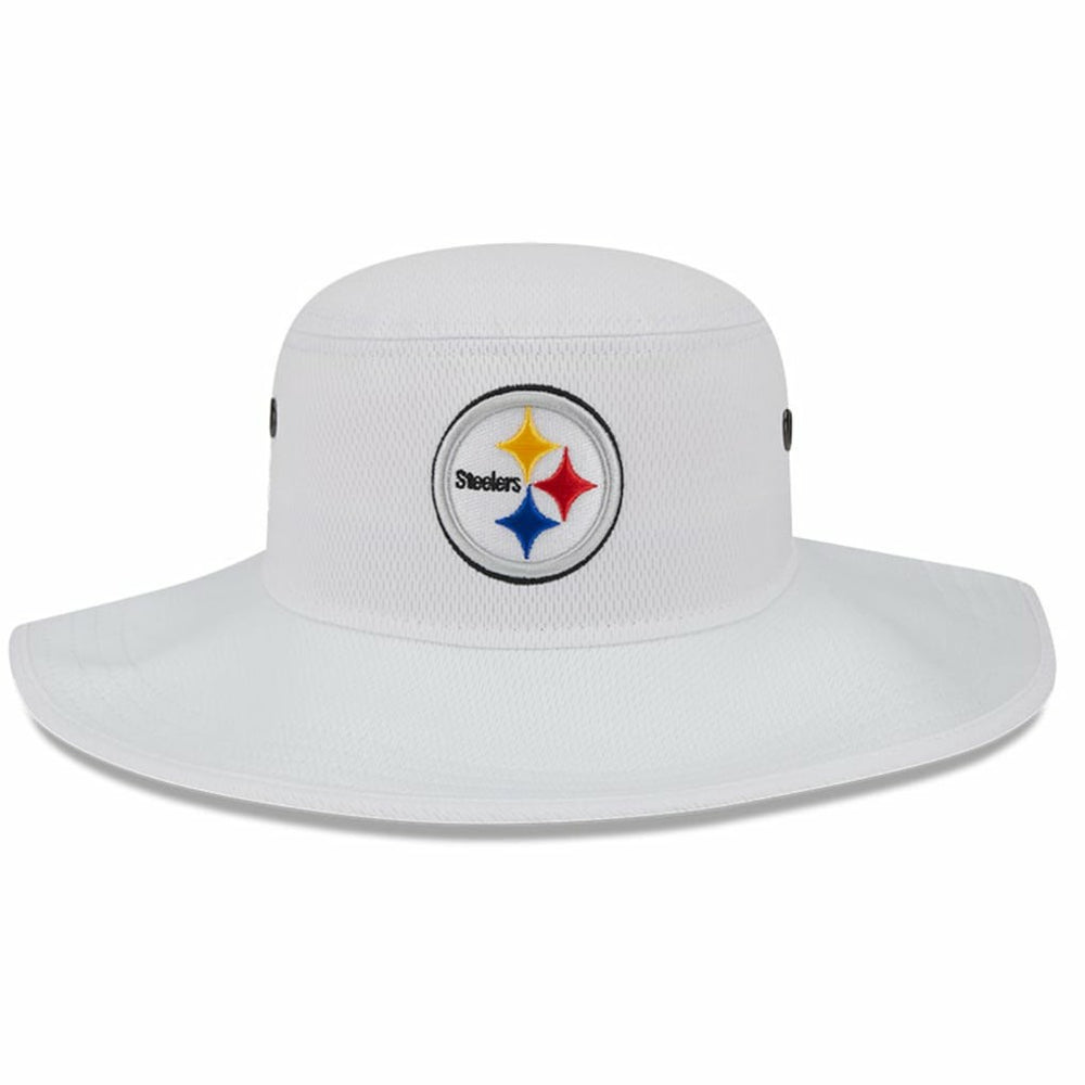 Pittsburgh Steelers New Era 2023 NFL Training Camp Panama Bucket Hat White | NFL