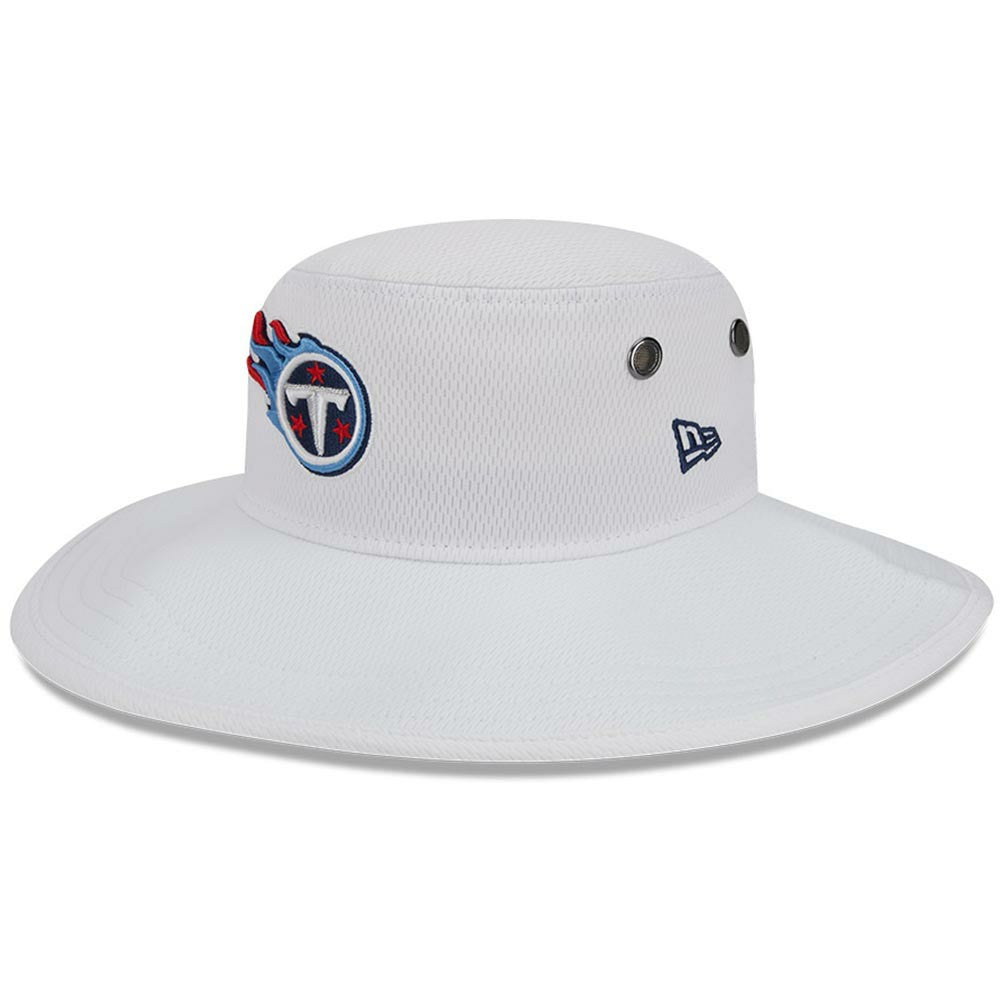 Tennessee Titans New Era 2023 NFL Training Camp Panama Bucket Hat White | NFL
