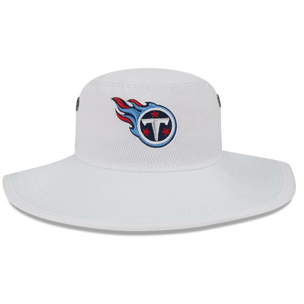 Tennessee Titans New Era 2023 NFL Training Camp Panama Bucket Hat White | NFL