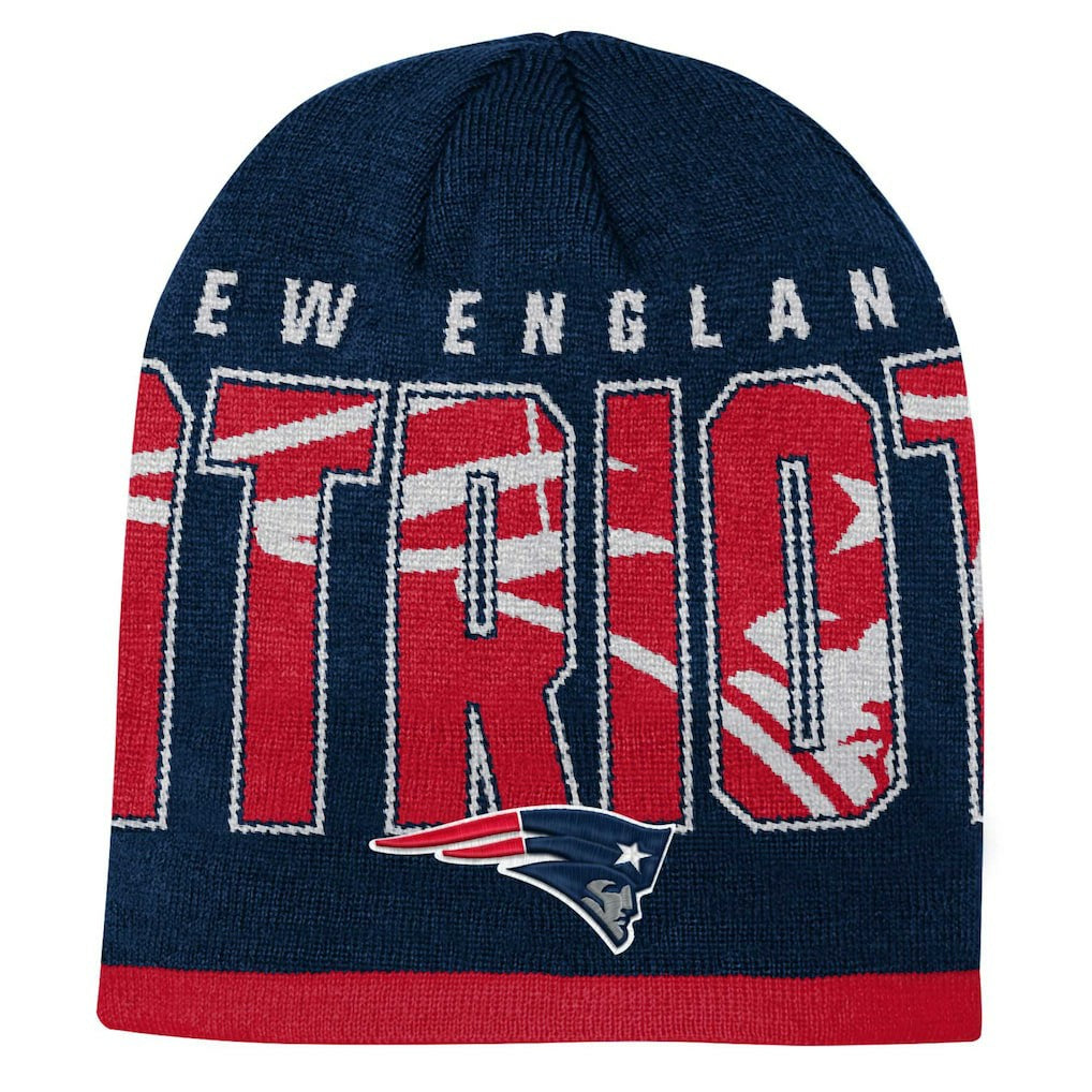 New England Patriots Youth Legacy Beanie Navy | NFL