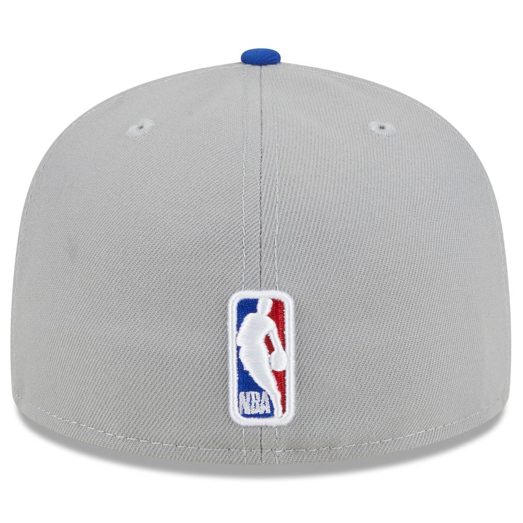 Philadelphia 76ers 2023 NBA Draft Two-Tone 59FIFTY Fitted Hat Gray/Royal - NBA