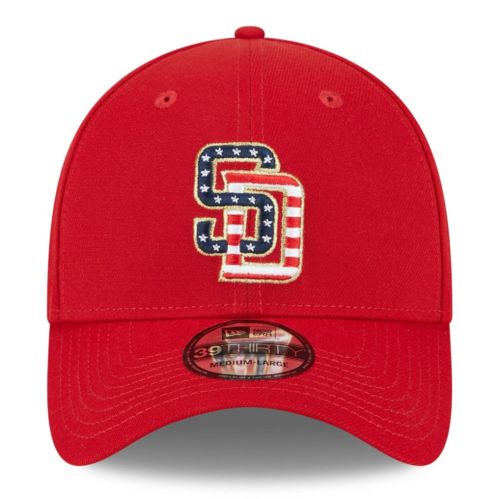San Diego Padres New Era 2023 Fourth of July 39THIRTY Flex Hat - MLB
