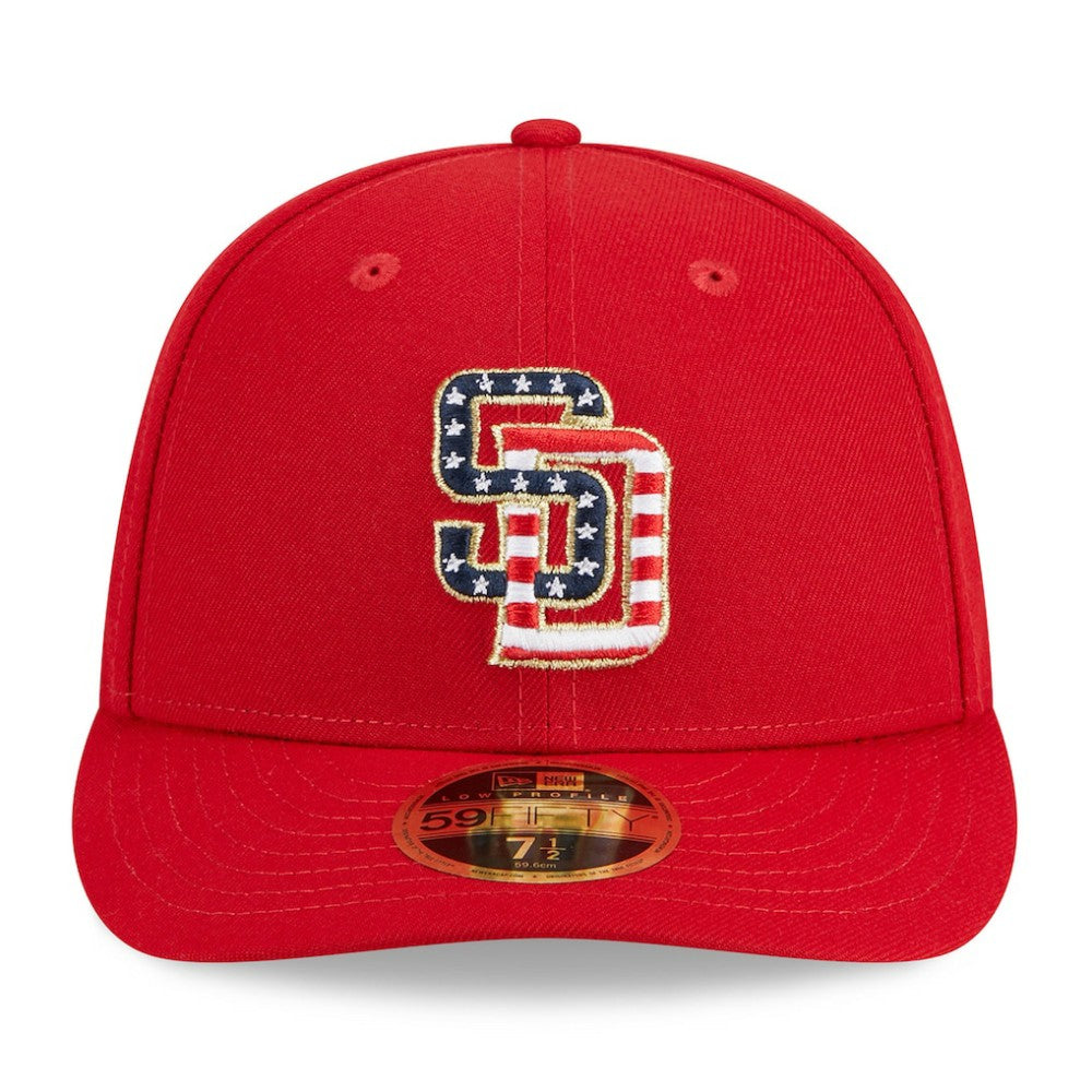 San Diego Padres New Era 2023 Fourth of July Low Profile 59FIFTY Fitted Hat - MLB
