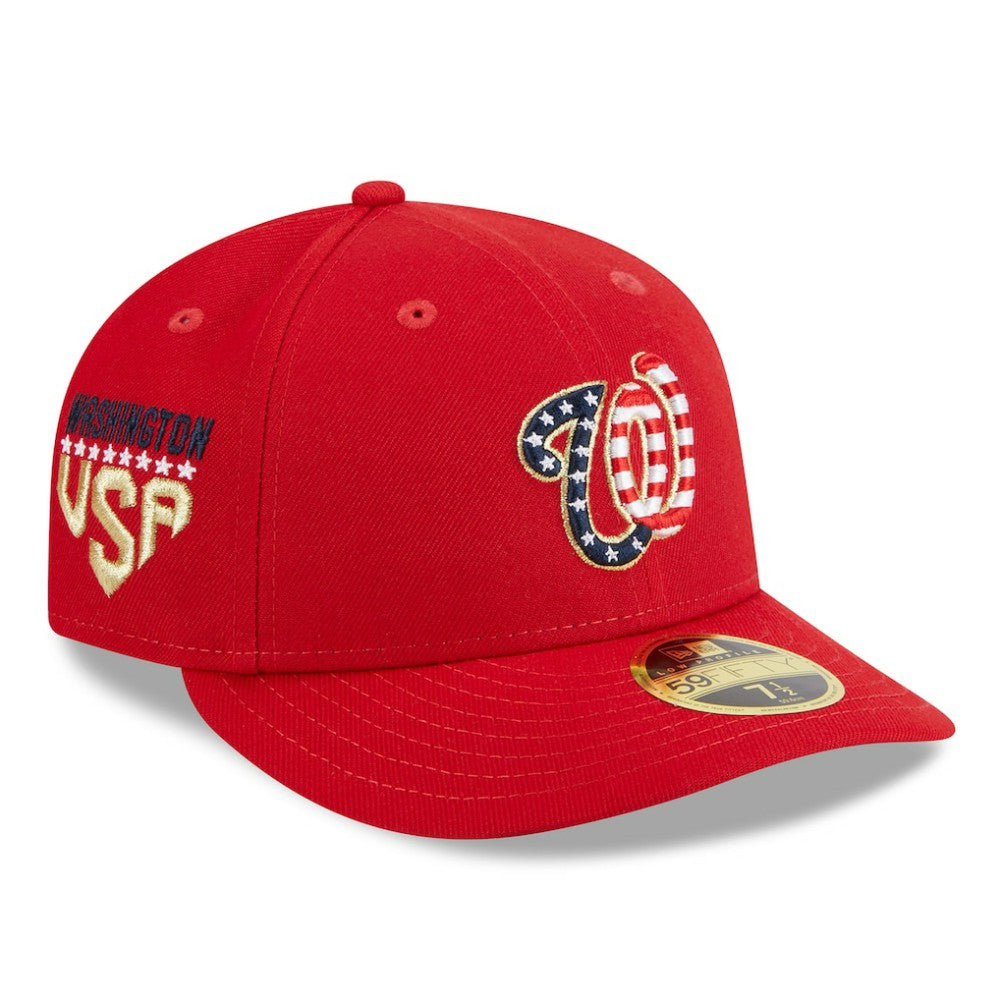 Washington Nationals New Era 2023 Fourth of July Low Profile 59FIFTY Fitted Hat - MLB
