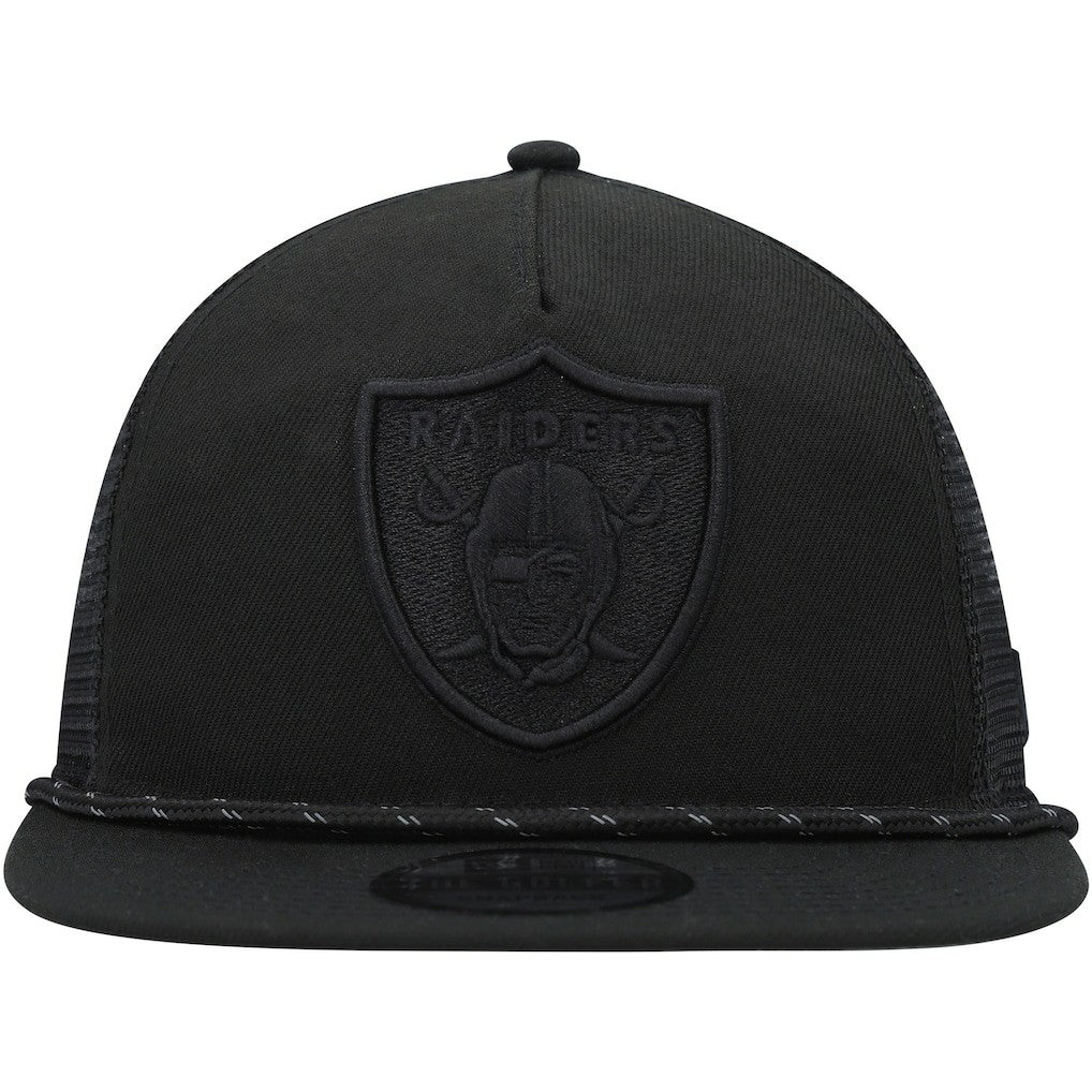 Las Vegas Raiders New Era Illumination Golfer Snapback Trucker Hat Black | NFL