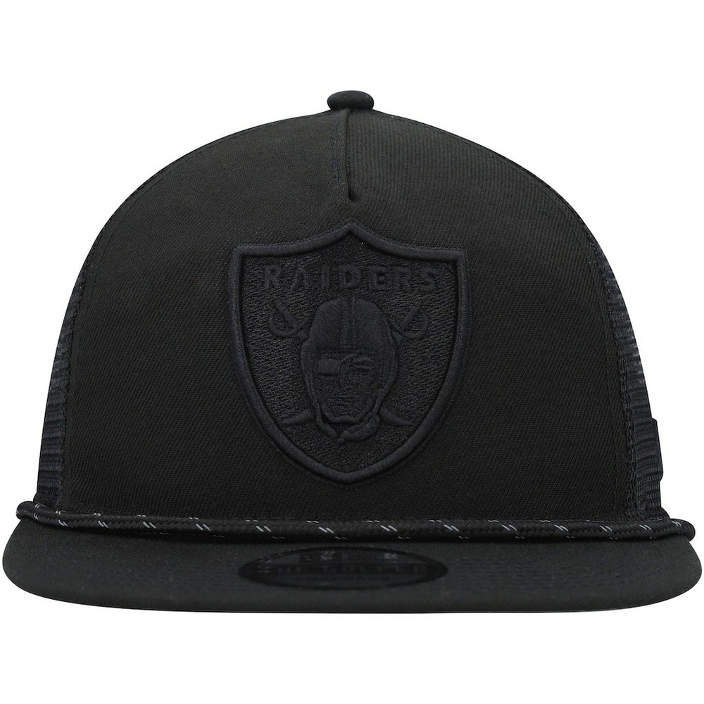 Las Vegas Raiders New Era Illumination Golfer Snapback Trucker Hat Black | NFL