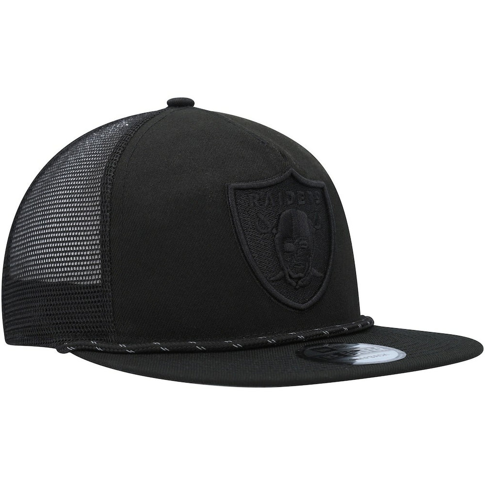 Las Vegas Raiders New Era Illumination Golfer Snapback Trucker Hat Black | NFL