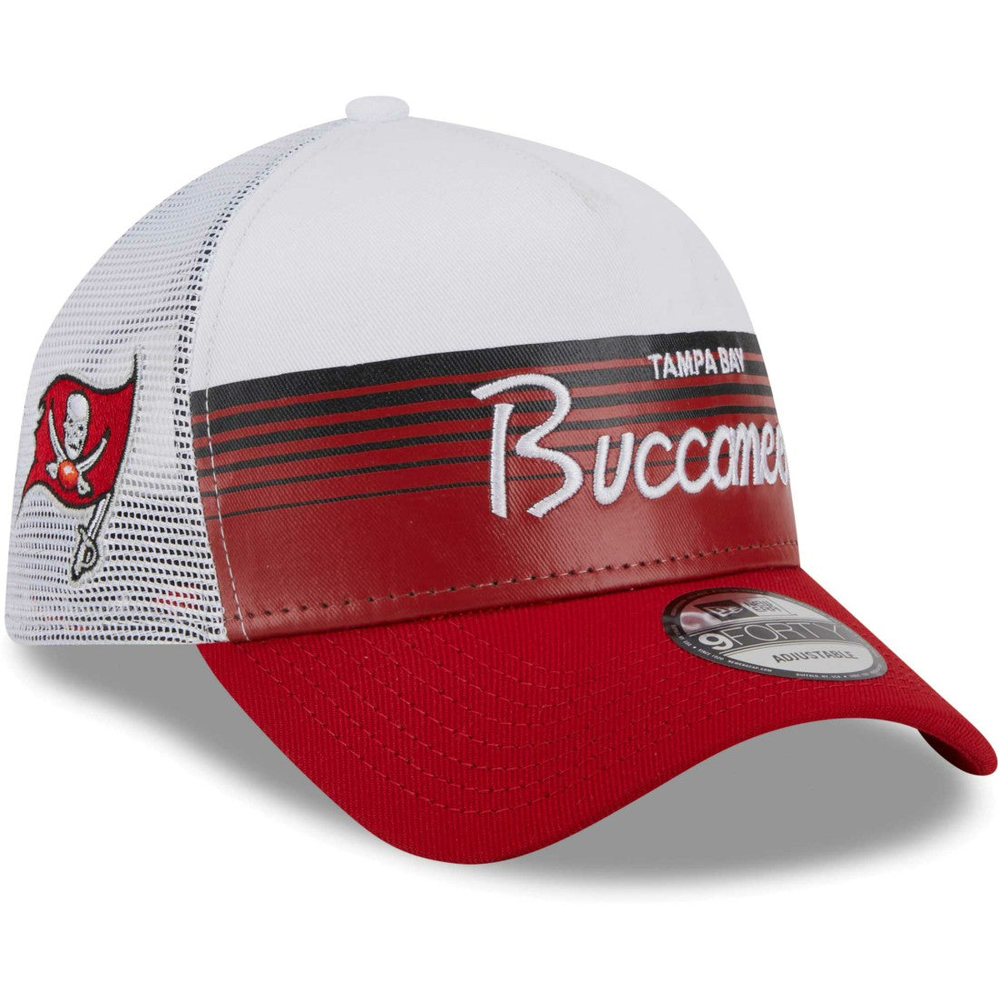 Tampa Bay Buccaneers New Era Horizon A-Frame 9FORTY Snapback Hat Scarlet | NFL
