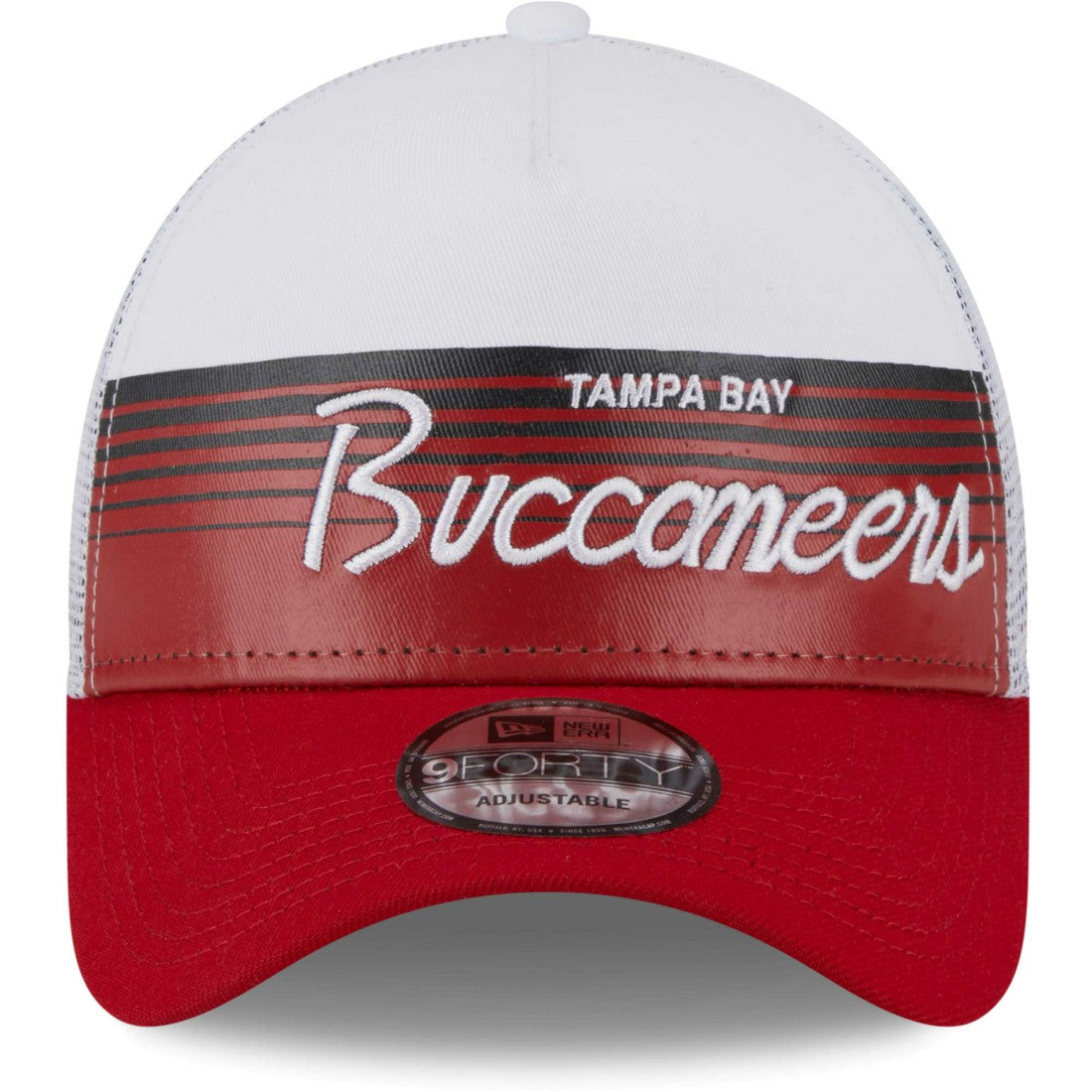 Tampa Bay Buccaneers New Era Horizon A-Frame 9FORTY Snapback Hat Scarlet | NFL