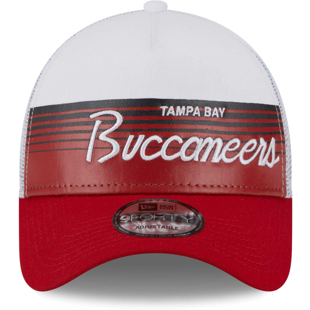 Tampa Bay Buccaneers New Era Horizon A-Frame 9FORTY Snapback Hat Scarlet | NFL