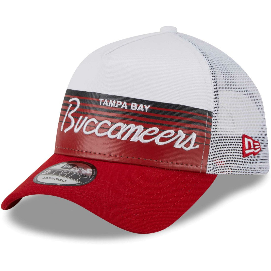 Tampa Bay Buccaneers New Era Horizon A-Frame 9FORTY Snapback Hat Scarlet | NFL