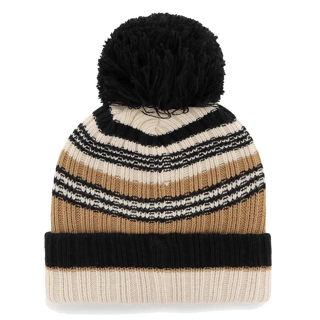 Minnesota Vikings '47 Women's Barista Cuffed Knit Hat with Pom Natural | 47 brand