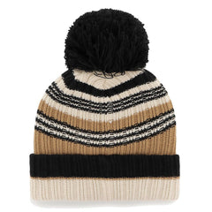 Minnesota Vikings '47 Women's Barista Cuffed Knit Hat with Pom Natural | 47 brand