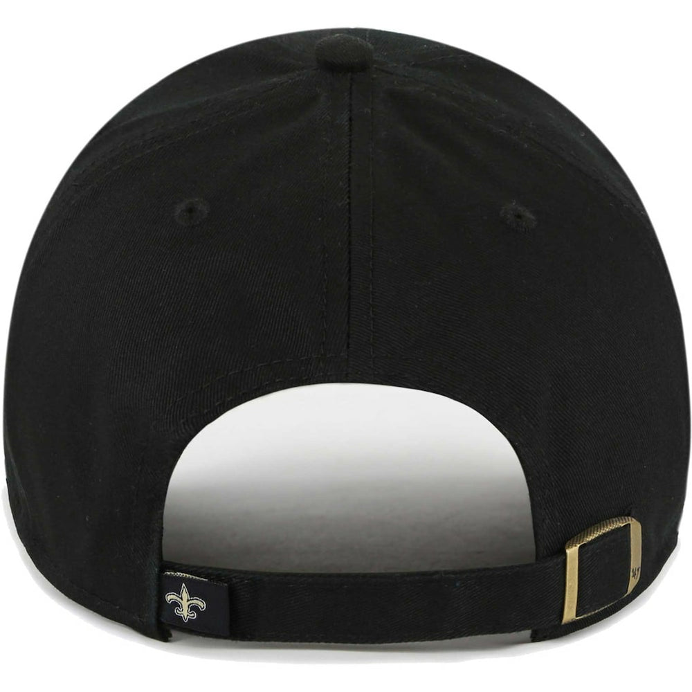 New Orleans Saints '47 Women's Sidney Clean Up Adjustable Hat Black | 47 brand