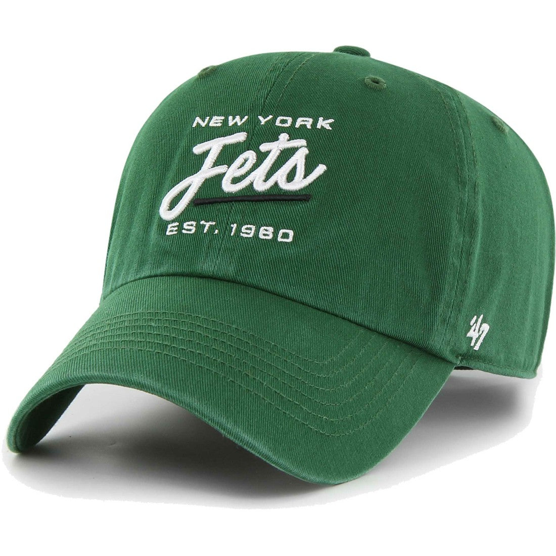 New York Jets '47 Women's Sidney Clean Up Adjustable Hat Green | 47 brand