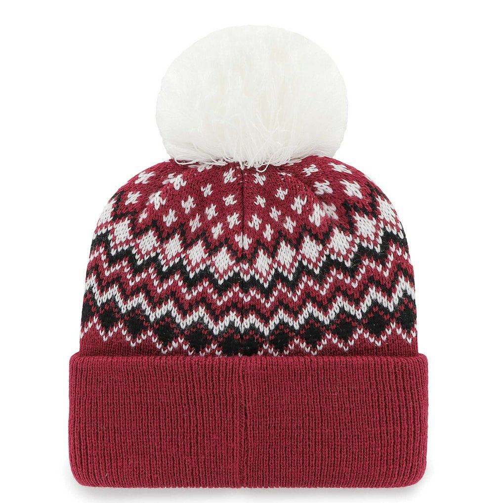 Arizona Cardinals '47 Women's Elsa Cuffed Knit Hat with Pom Cardinal | 47 brand
