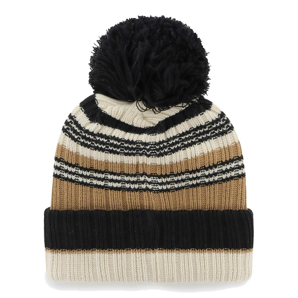 Tampa Bay Buccaneers '47 Women's Barista Cuffed Knit Hat with Pom Natural | 47 brand