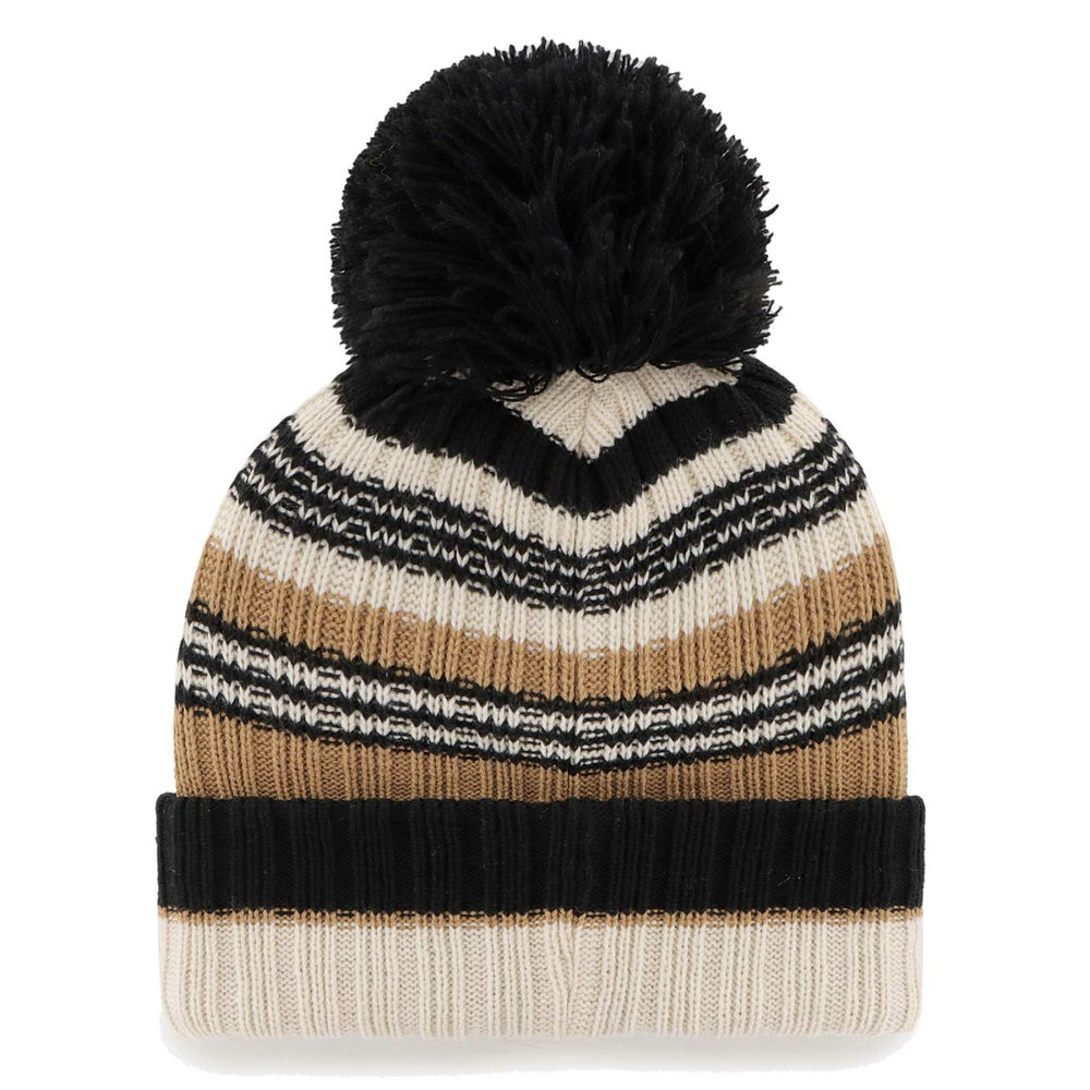 Tennessee Titans '47 Women's Barista Cuffed Knit Hat with Pom Natural | 47 brand