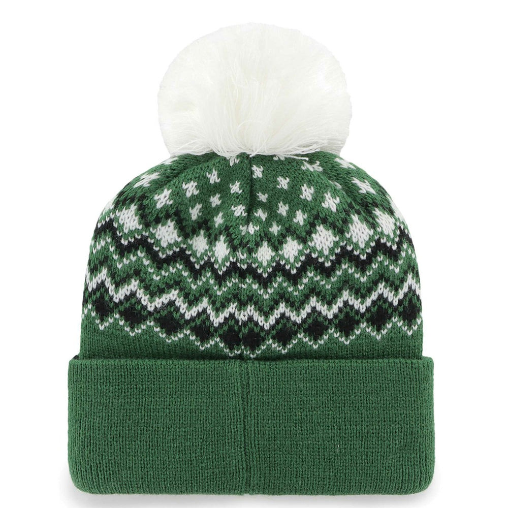 New York Jets '47 Women's Elsa Cuffed Knit Hat with Pom Green | 47 brand