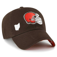 Cleveland Browns '47 Women's Confetti Icon Clean Up Adjustable Hat Brown | 47 brand
