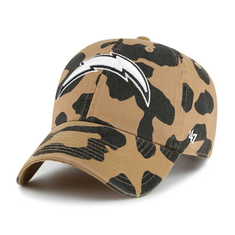 Los Angeles Chargers '47 Women's Rosette Clean Up Adjustable Hat Tan | 47 brand