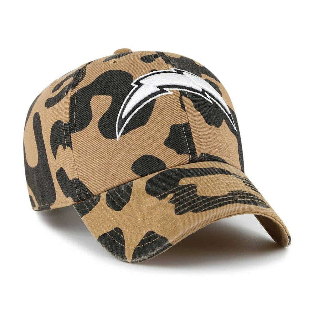 Los Angeles Chargers '47 Women's Rosette Clean Up Adjustable Hat Tan | 47 brand