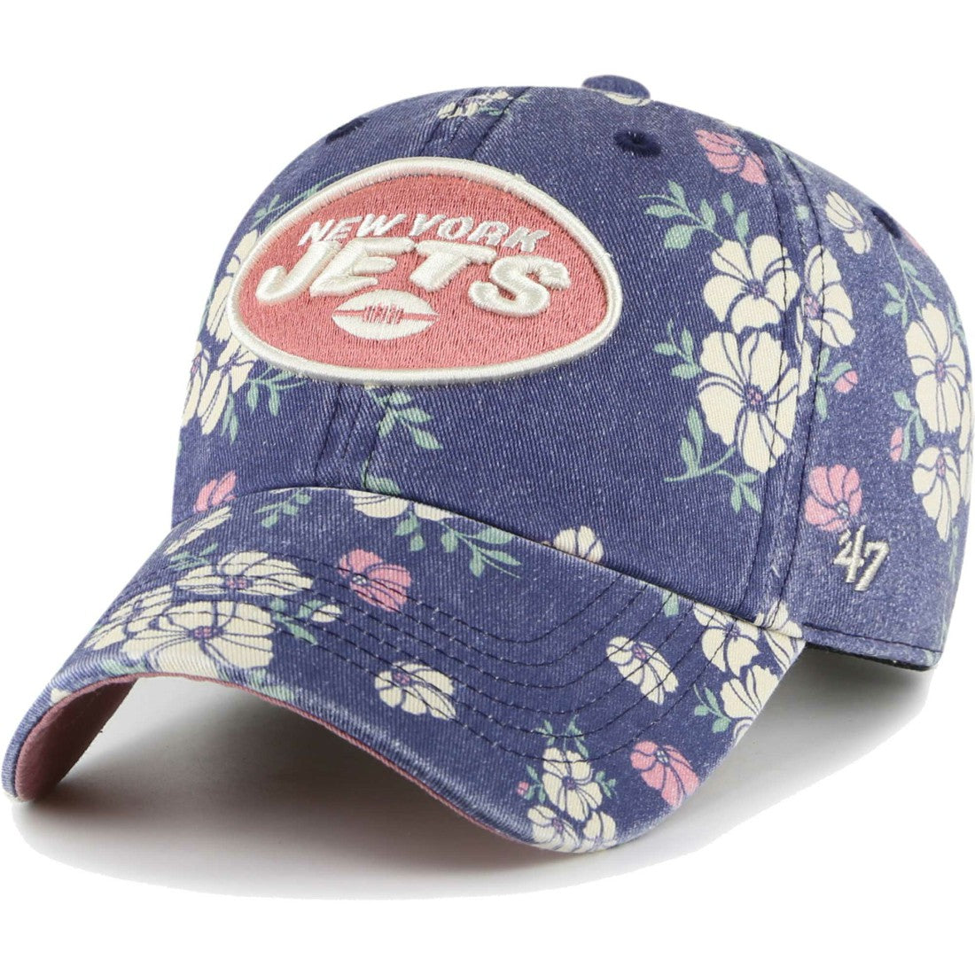 New York Jets '47 Women's Primrose Clean Up Adjustable Hat Navy | 47 brand