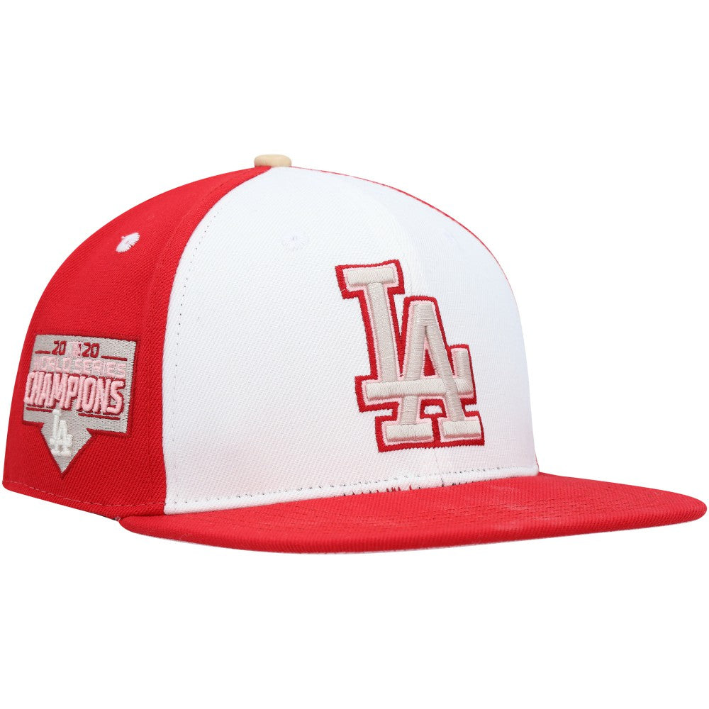 Los Angeles Dodgers Pro Standard Strawberry Ice Cream Drip Snapback Hat - MLB