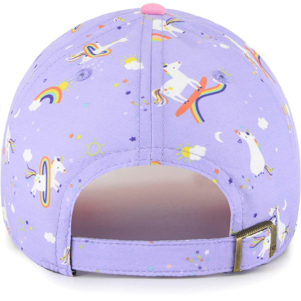 Tampa Bay Buccaneers '47 Girls Preschool Unicorn Clean Up Adjustable Hat Lavender | 47 brand