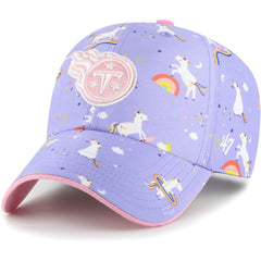 Tennessee Titans '47 Girls Preschool Unicorn Clean Up Adjustable Hat Lavender | 47 brand