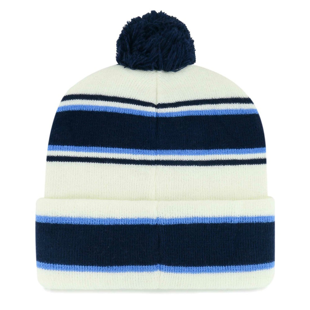 Tennessee Titans '47 Youth Stripling Cuffed Knit Hat with Pom White | 47 brand
