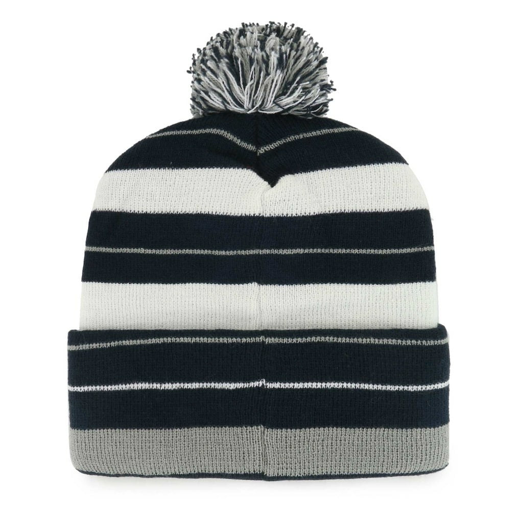 Dallas Cowboys '47 Powerline Cuffed Knit Hat with Pom Navy | 47 brand