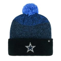 Dallas Cowboys '47 Dark Freeze Cuffed Knit Hat with Pom Navy | 47 brand