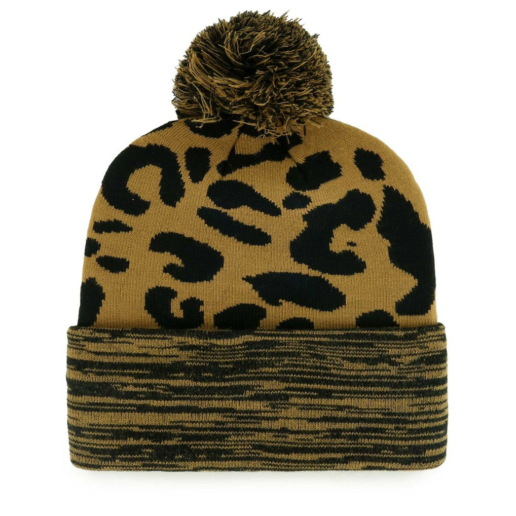 Dallas Cowboys '47 Women's Rosette Cuffed Knit Hat with Pom Tan | 47 brand