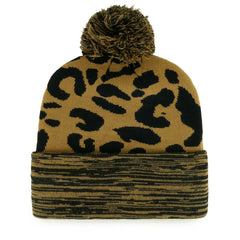 Dallas Cowboys '47 Women's Rosette Cuffed Knit Hat with Pom Tan | 47 brand