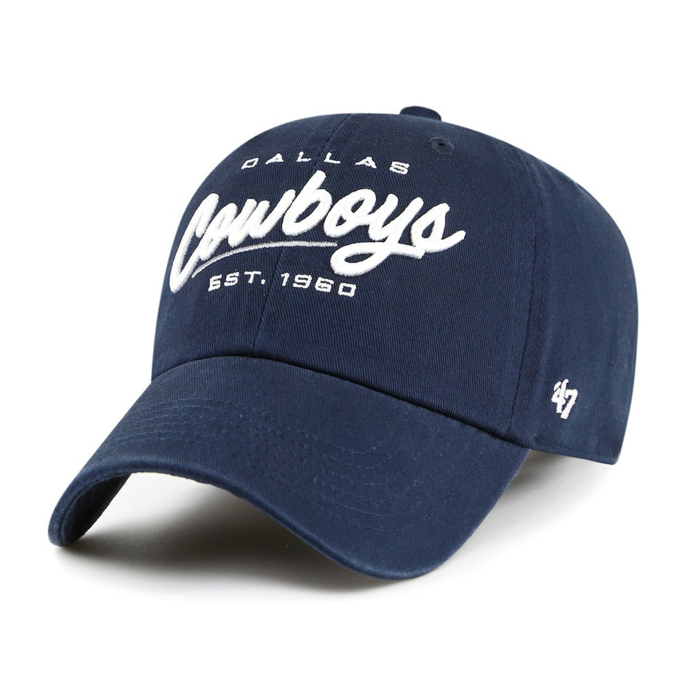 Dallas Cowboys '47 Women's Sidney Clean Up Adjustable Hat Navy | 47 brand
