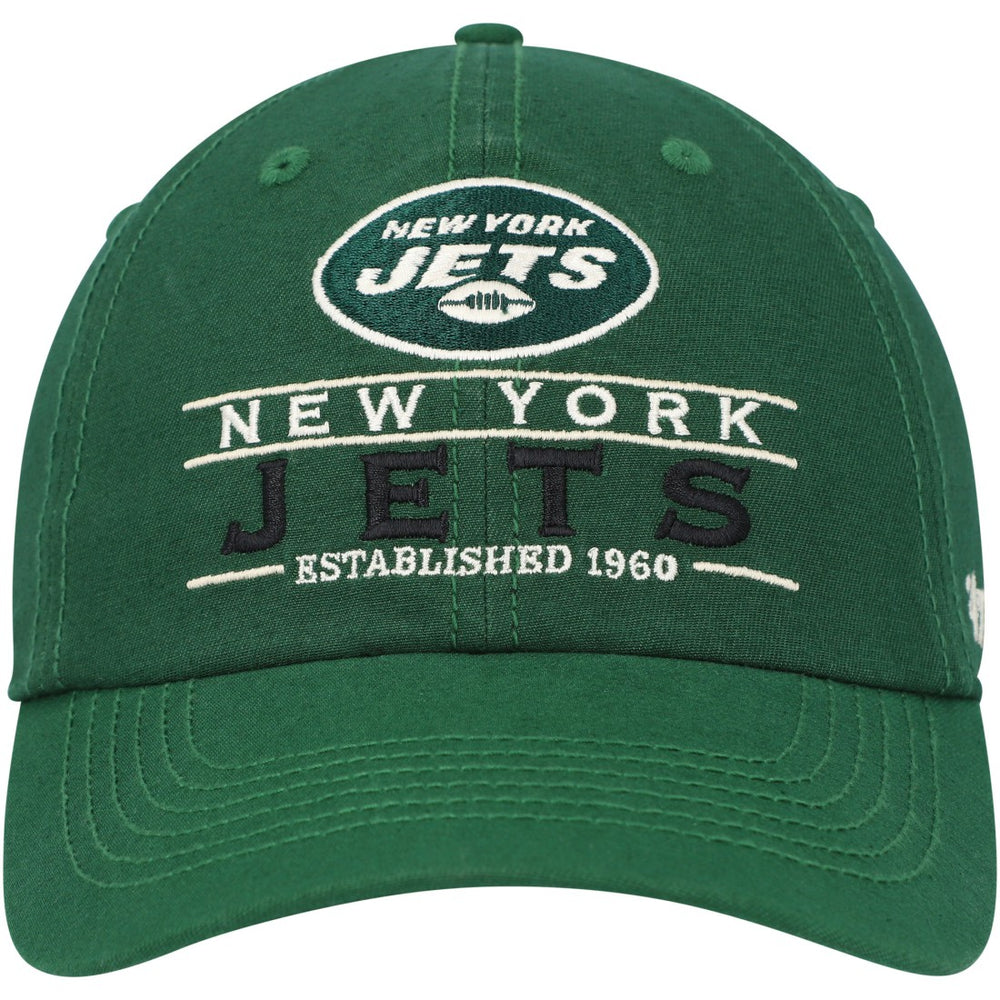 New York Jets '47 Vernon Clean Up Adjustable Hat Green | 47 brand