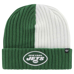 New York Jets '47 Fracture Cuffed Knit Hat Green | 47 brand