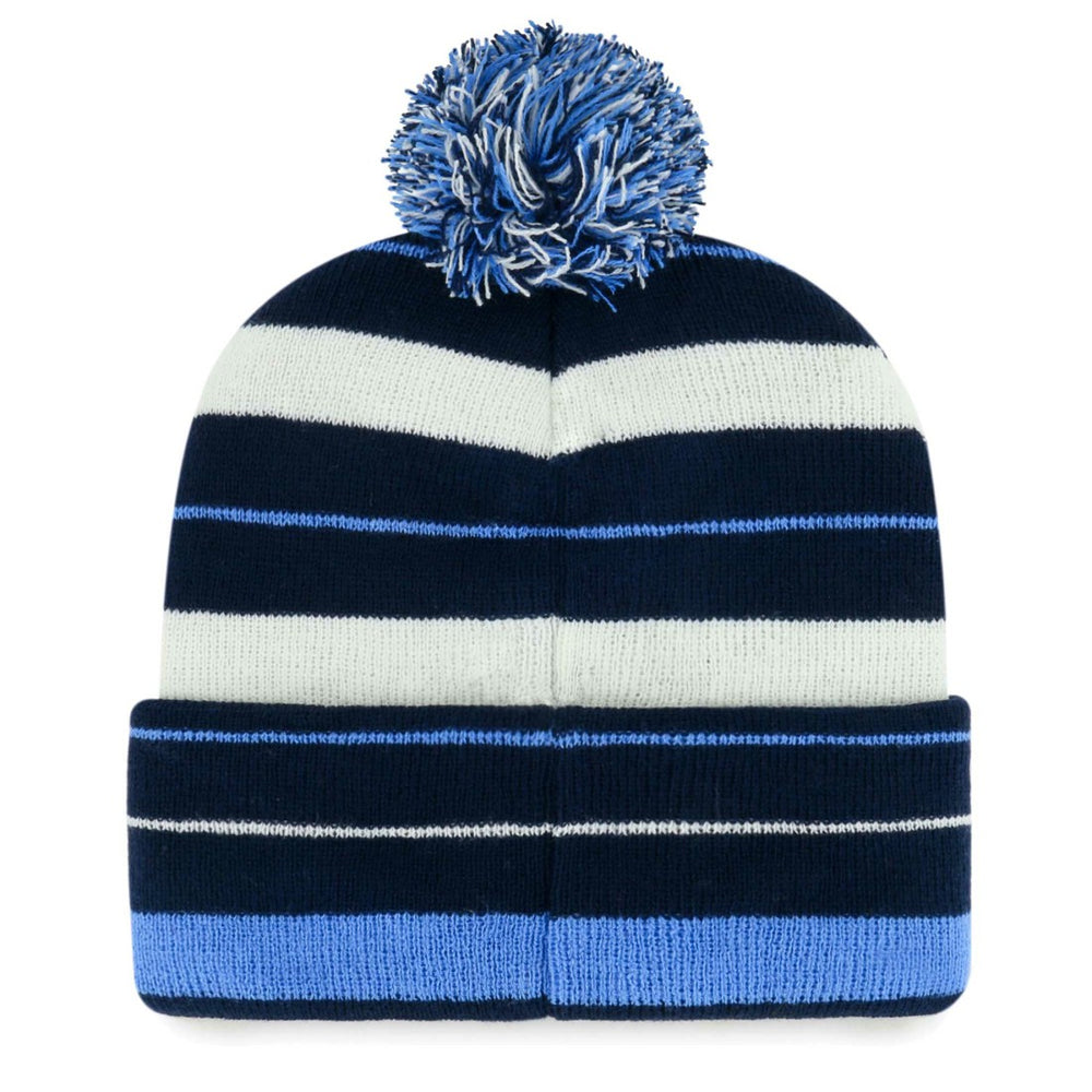 Tennessee Titans '47 Powerline Cuffed Knit Hat with Pom Navy | 47 brand